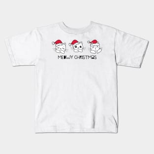 Meowy Christmas Kids T-Shirt